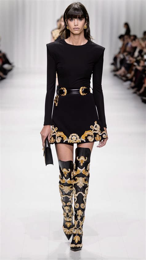 women versace collection|Versace collection women's clothes.